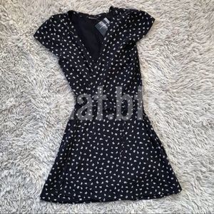 Brandy Melville Floral Robbie Wrap Dress